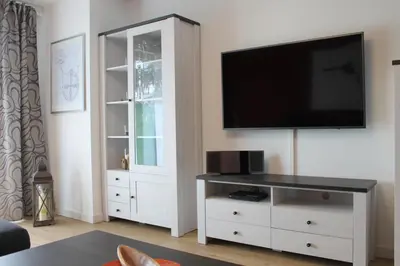 TV/Unterhaltungsangebot in der Unterkunft Ferienwohnung de Windroos