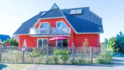 Das Gebäude in dem sich die Ferienwohnung befindet