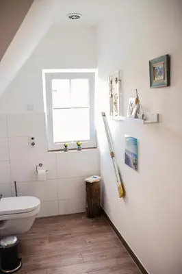 Ein Badezimmer in der Unterkunft Ferienwohnung Ostwind in Born