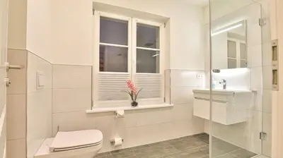 Ein Badezimmer in der Unterkunft Traumgarten - Haus Abendsonne