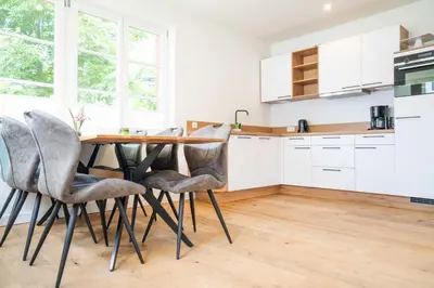 Küche/Küchenzeile in der Unterkunft Traumgarten - Haus Abendsonne