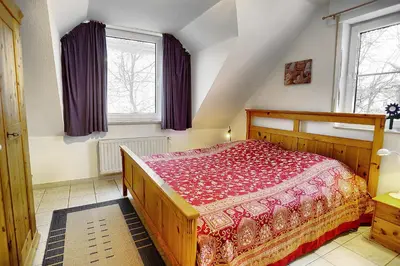 Ein Bett oder Betten in einem Zimmer der Unterkunft Am Strand 4,PP innen