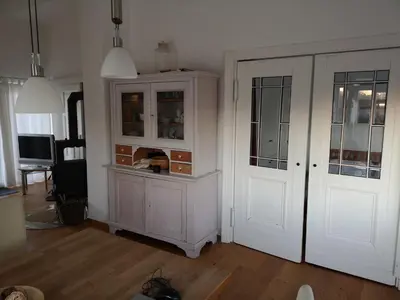 Küche/Küchenzeile in der Unterkunft Haus Boddensonne