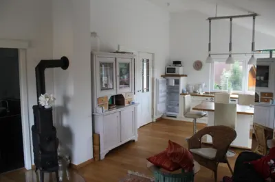 Küche/Küchenzeile in der Unterkunft Haus Boddensonne