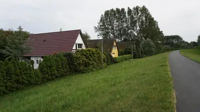 Das Gebäude in dem sich die Ferienwohnung befindet