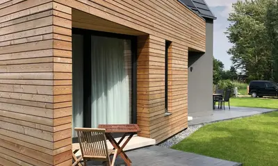 Ein Garten an der Unterkunft -