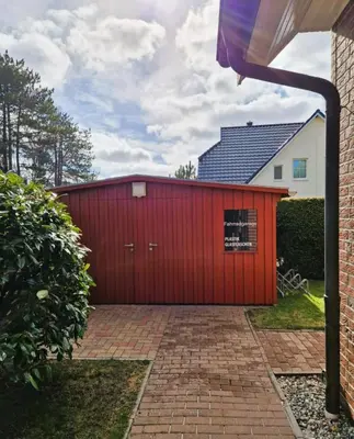 Das Gebäude in dem sich die Ferienwohnung befindet
