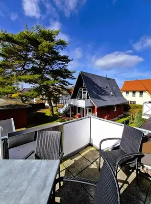 Das Gebäude in dem sich die Ferienwohnung befindet