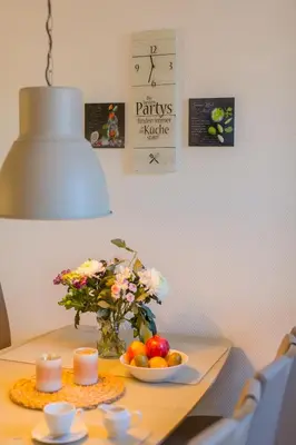Essen in der Ferienwohnung oder in der Nähe