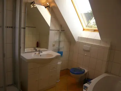 Ein Badezimmer in der Unterkunft Sehr beliebtes FH 