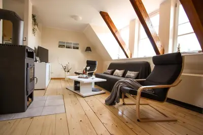 Küche/Küchenzeile in der Unterkunft Haus Steffchen - Gemütliche Auszeit nahe der Ostsee