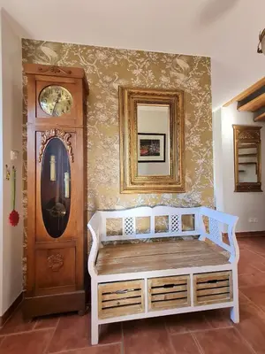 Ein Bett oder Betten in einem Zimmer der Unterkunft Am Paalen