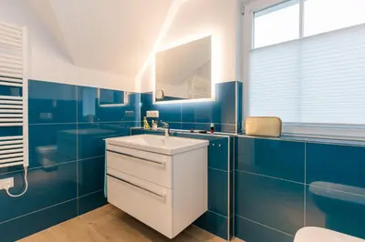 Ein Badezimmer in der Unterkunft Barther Str.10 