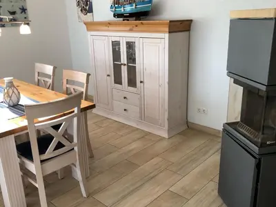 Küche/Küchenzeile in der Unterkunft Friedenstrasse Haus Kranich