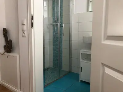Ein Badezimmer in der Unterkunft Kavelweg Haus JENNY