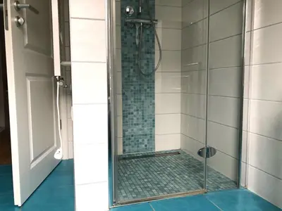 Ein Badezimmer in der Unterkunft Kavelweg Haus JENNY