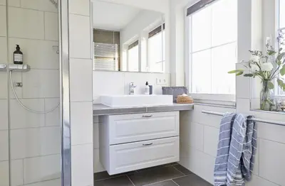 Ein Badezimmer in der Unterkunft Schwedenglück Prerow