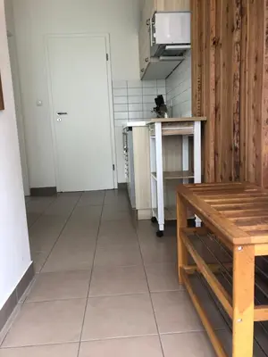 Küche/Küchenzeile in der Unterkunft Ferienwohnung Sonnenschein