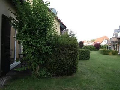 Ein Garten an der Unterkunft Lindenstrassee Haus Sonnengruß