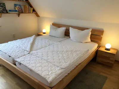 Ein Bett oder Betten in einem Zimmer der Unterkunft Nehmzowsgang 13