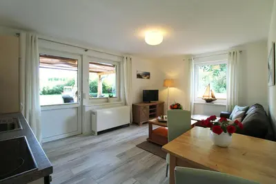 TV/Unterhaltungsangebot in der Unterkunft Zur Alten Boddenfischerei Ferienwohnung Zander