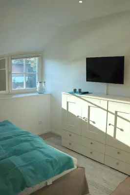 TV/Unterhaltungsangebot in der Unterkunft Rosenbergsiedlung 