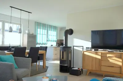 TV/Unterhaltungsangebot in der Unterkunft Rosenbergsiedlung 