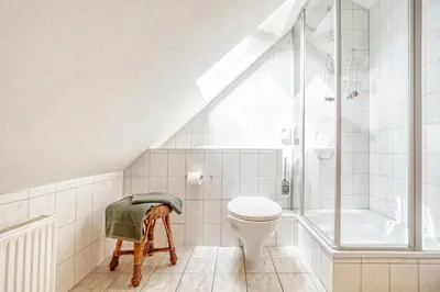 Ein Badezimmer in der Unterkunft altes Schifferhaus Paries