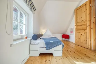 Ein Bett oder Betten in einem Zimmer der Unterkunft altes Schifferhaus Paries