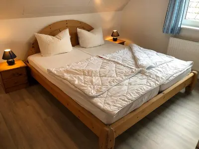 Ein Bett oder Betten in einem Zimmer der Unterkunft Wiesenstrasse