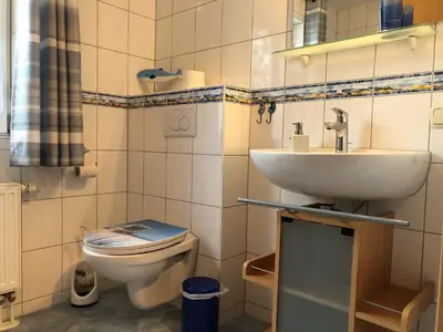 Ein Badezimmer in der Unterkunft Wiesenstrasse
