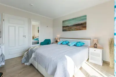 Ein Bett oder Betten in einem Zimmer der Unterkunft 