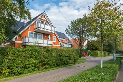 Das Gebäude in dem sich die Ferienwohnung befindet