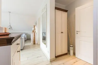 Küche/Küchenzeile in der Unterkunft Alte Reihe 7 Wohnung 3 Ostseeperle
