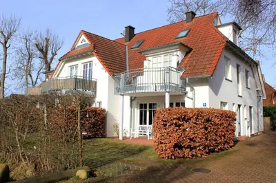 Das Gebäude in dem sich die Ferienwohnung befindet