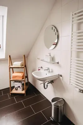 Ein Badezimmer in der Unterkunft Dat Dardel Hus
