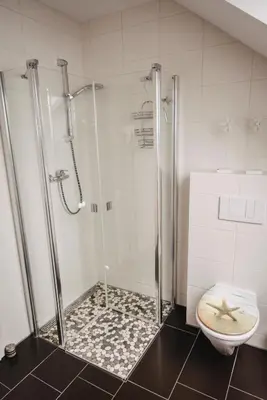Ein Badezimmer in der Unterkunft Dat Dardel Hus