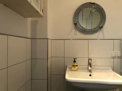 Ein Badezimmer in der Unterkunft An der Feuerwache 1 