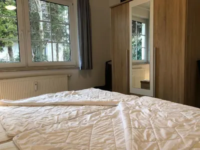 Ein Bett oder Betten in einem Zimmer der Unterkunft Bahnhofstr.11 Wohnungnr.4