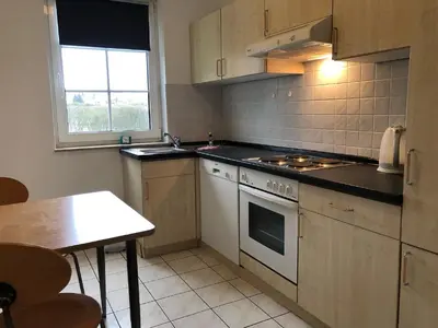 Küche/Küchenzeile in der Unterkunft Bahnhofstr.11 Wohnungnr.4