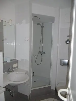 Ein Badezimmer in der Unterkunft Sonneneck