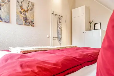 Ein Bett oder Betten in einem Zimmer der Unterkunft Glebbe 68 Whg.3
