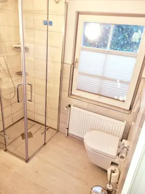 Ein Badezimmer in der Unterkunft Haus Findling