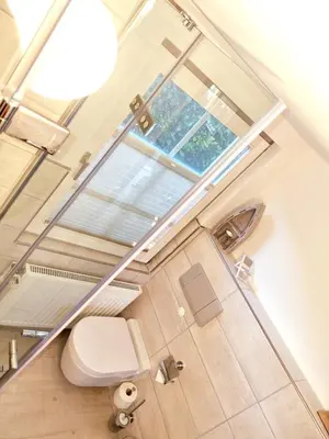 Ein Badezimmer in der Unterkunft Haus Findling