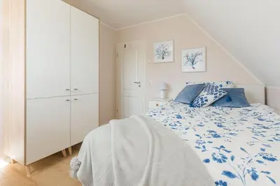 Ein Bett oder Betten in einem Zimmer der Unterkunft Haseneck 2a 