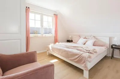 Ein Bett oder Betten in einem Zimmer der Unterkunft Haseneck 2a 
