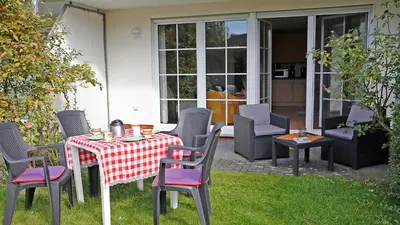 Ein Garten an der Unterkunft Traummomente