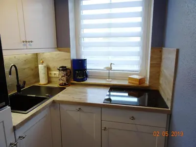 Küche/Küchenzeile in der Unterkunft Birkenstr.14 a Wohnung 9