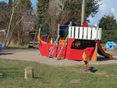 Ein Kinderspielbereich in der Unterkunft Birkenstr.14 a Wohnung 9