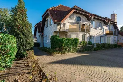 Das Gebäude in dem sich die Ferienwohnung befindet